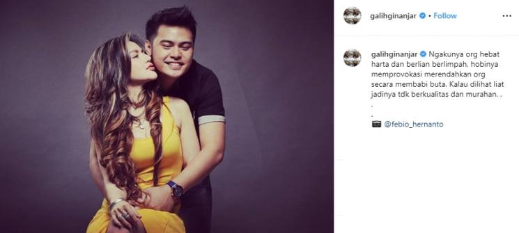 Galih Ginanjar dan Barbie Kumalasari (Instagram/@galihginanjar)