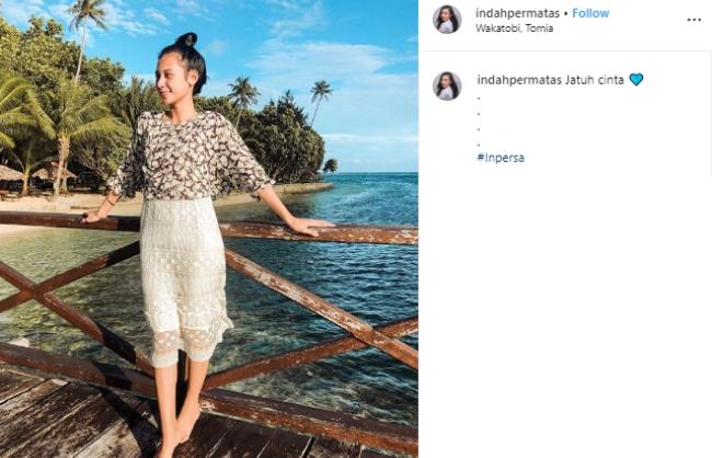 Indah Permatasari. (Instagram/@indahpermatas)