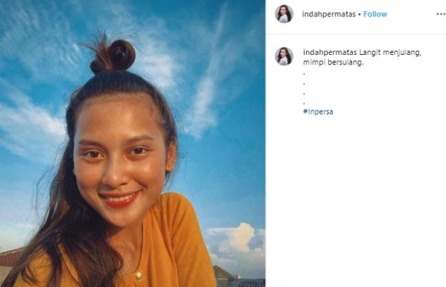 Indah Permatasari. (Instagram/@indahpermatas)
