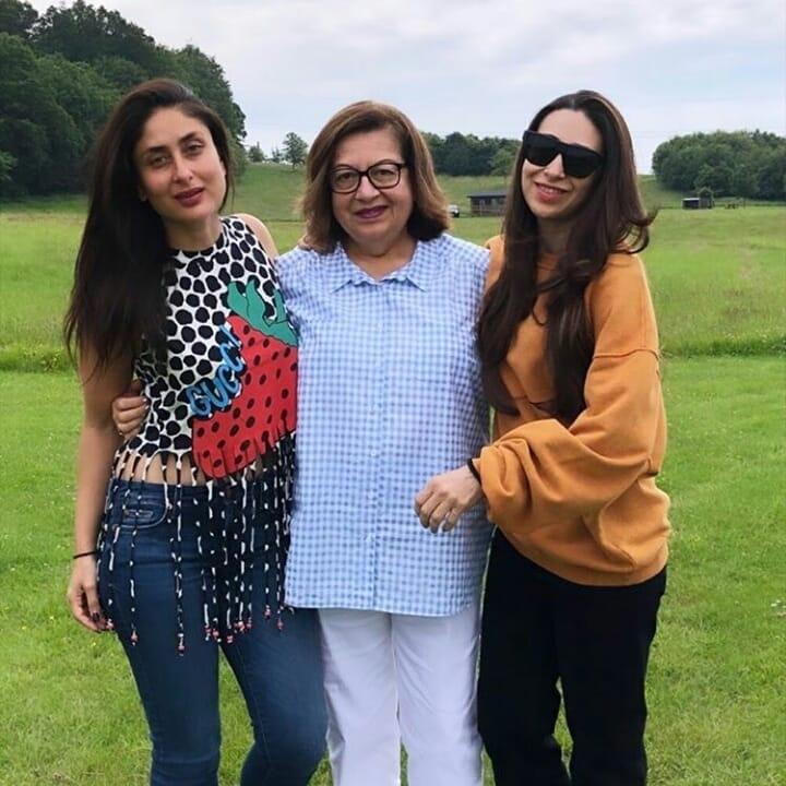 Kareena Kapoor, Karisma Kapoor dan ibu mereka di London (Instagram/@therealkareenakapoor)