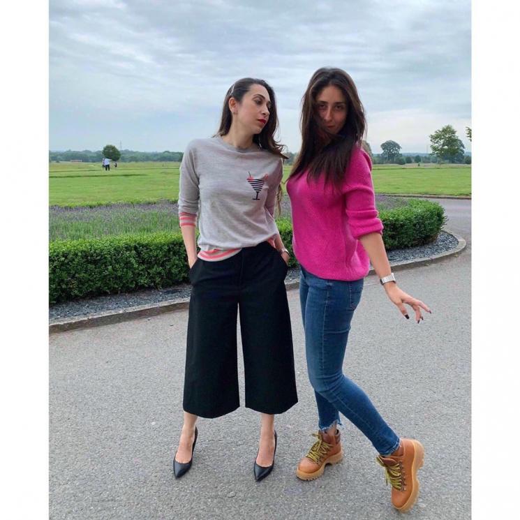 Kareena Kapoor dan Karisma Kapoor di London (Instagram/@therealkarismakapoor)