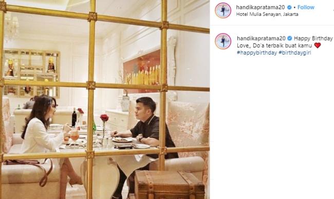 Handika Pratama dan Rosiana Dewi. (Instagram/@handikapratama20)