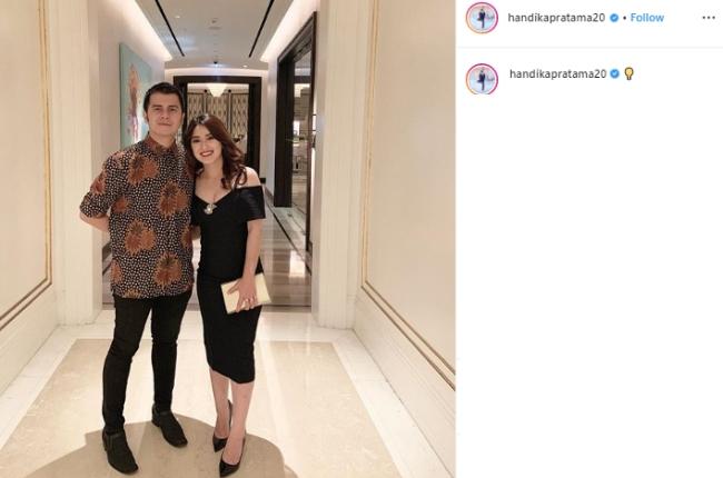 Handika Pratama dan Rosiana Dewi. (Instagram/@handikapratama20)