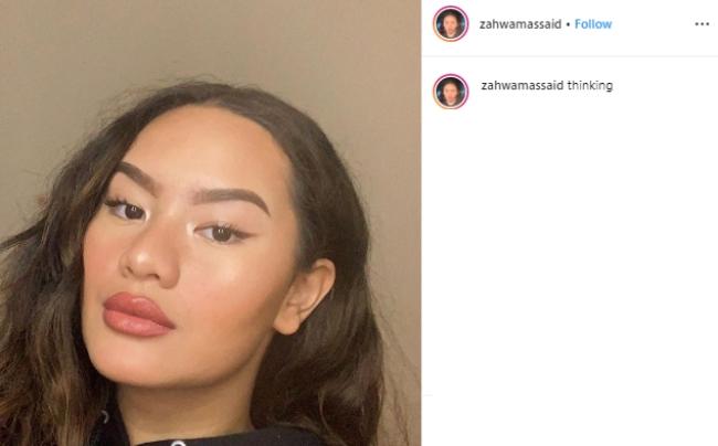 Zahwa Massaid. (Instagram/@zahwamassaid)