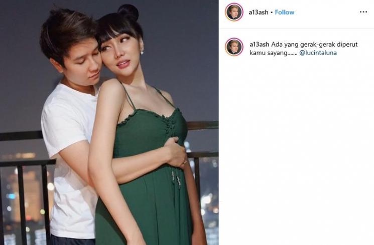 Lucinta Luna dan Abash (Instagram/@a13ash)