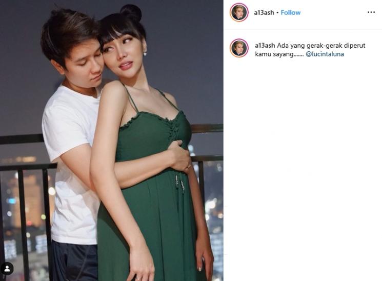 Lucinta Luna dan Abash (Instagram/@a13ash)