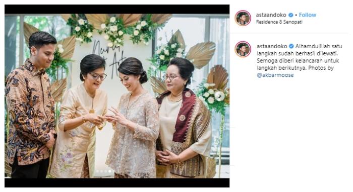 Keluarga Asta RAN dan Nurul Aziza. (Instagram/@astaandoko)
