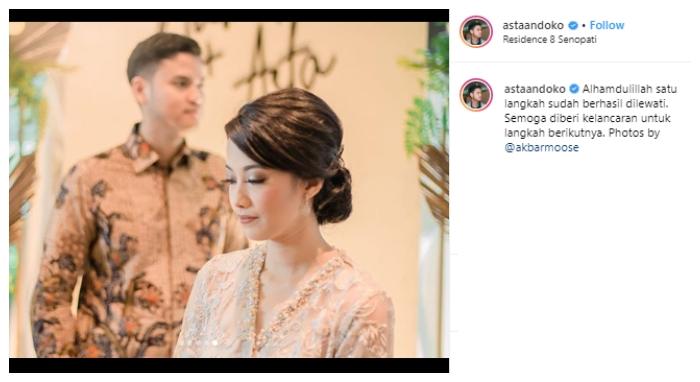 Asta RAN dan Nurul Aziza. (Instagram/@astaandoko)