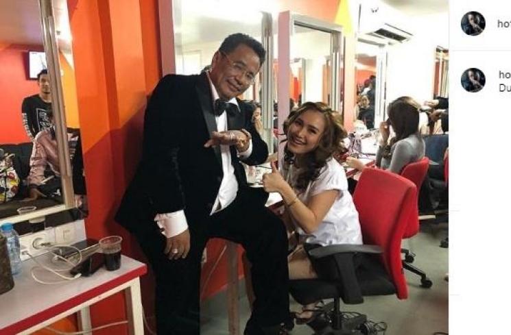 Hotman Paris dan Ayu Ting Ting. (Instagram/@hotmanparisofficial)