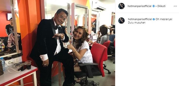 Hotman Paris dan Ayu Ting Ting. (Instagram/@hotmanparisofficial)
