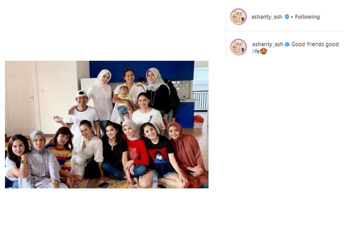 Geng Artis Ashanty. (Instagram/@ashanty_ash)