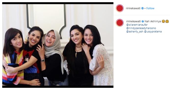 Geng Artis Ashanty. (Instagram/@ashanty_ash)
