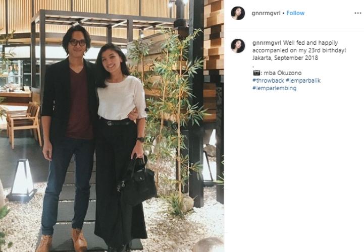 Putri Feni Rose dan Kekasihnya. (instagram.com/gnnrmgvrl)