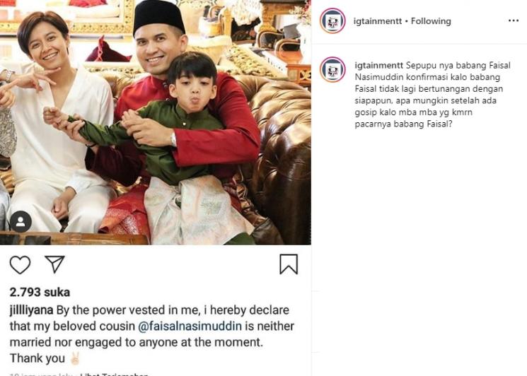 Sepupu Faisal Nasimuddin (Instagram/@igtainmentt)