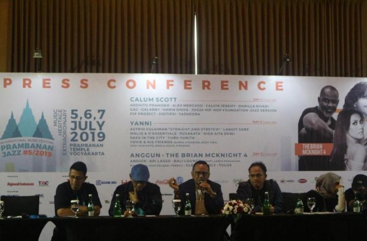 Press Konferensi Penyelenggara Prambanan Jazz 2019 di Yogyakarta (MataMata.com/Firna)