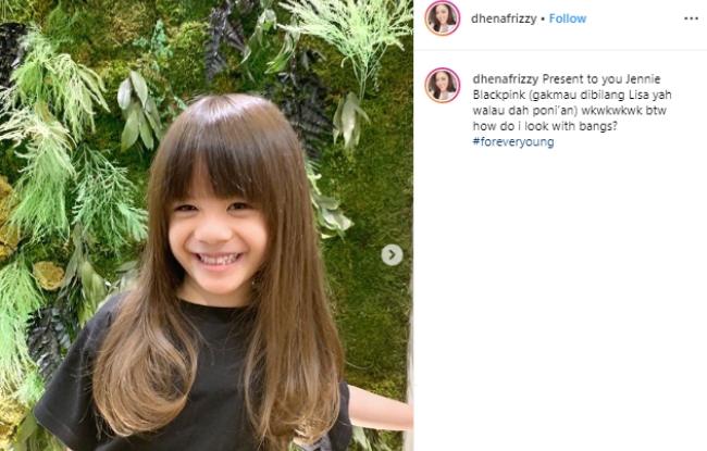 Zoe, putri Jonathan Frizzy. (Instagram/@dhenafrizzy)