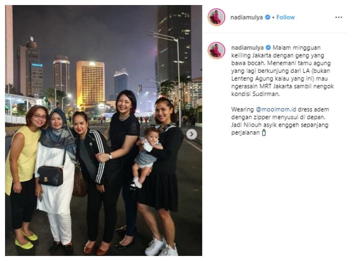 Nadia Mulya. (Instagram/@nadiamulya)
