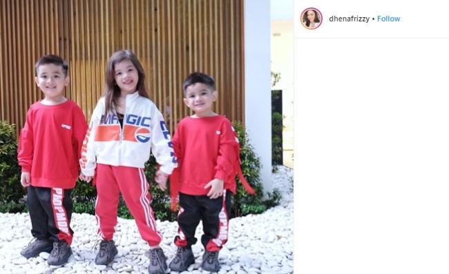 Zoe, putri Jonathan Frizzy. (Instagram/@dhenafrizzy)