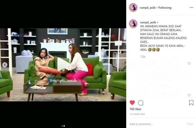 Nagita Slavina dan Deswita Maharani (Instagram @rumpii_asiik)