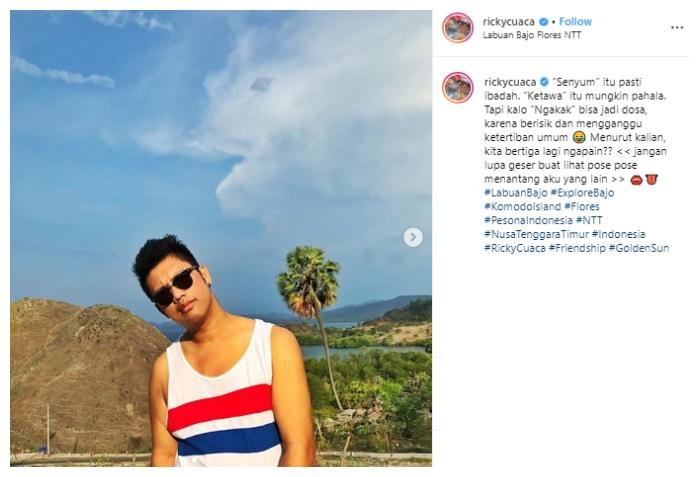 Ricky Cuaca. (Instagram/@rickycuaca)