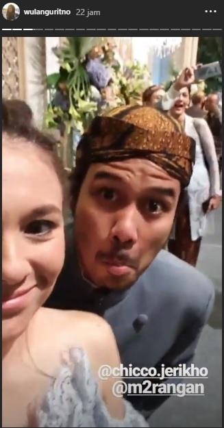 Chicco Jerikho dan Wulan Guritno. (Instagram/@wulanguritno)