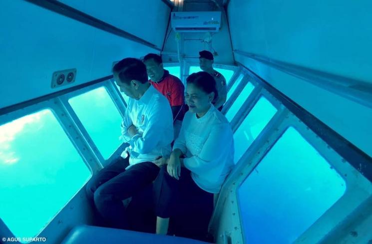 Momen manis Jokowi dan Iriana. (Instagram/@jokowi)