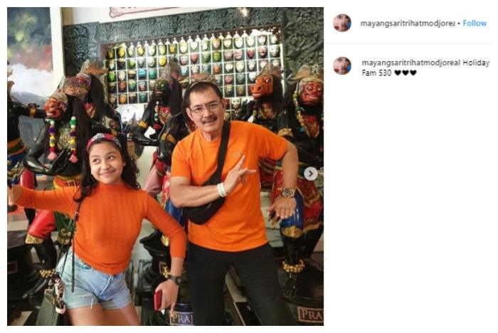 Bambang Trihatmodjo dan Khirani Trihatmodjo. (Instagram/@mayangsaritrihatmodjoreal)