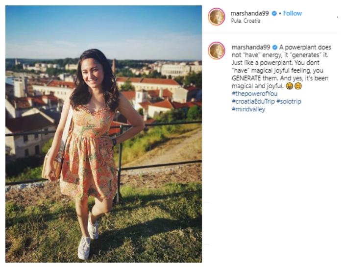 Marshanda. (Instagram/@marshanda99)