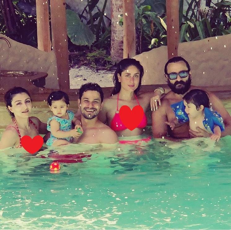 Kareena Kapoor sekeluarga (Instagram/@sakpataudi)
