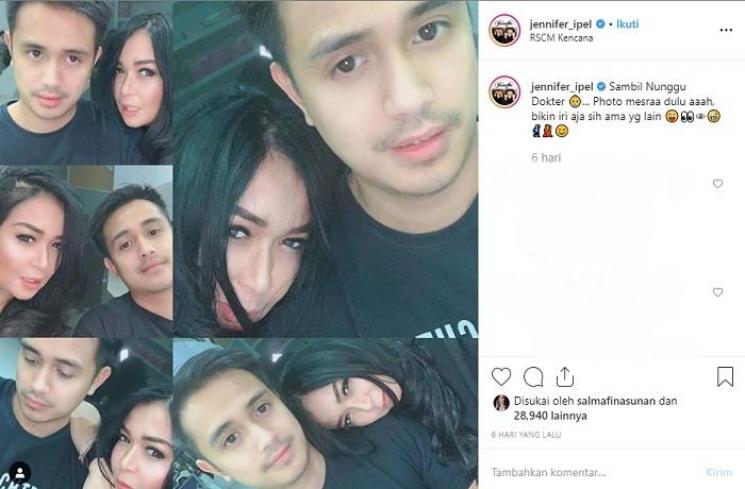 Ajun Perwira dan Jennifer (Instagram @jennifer_ipel)