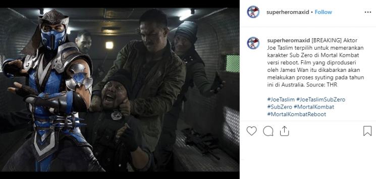 Joe Taslim (Instagram/@superheromaxid)