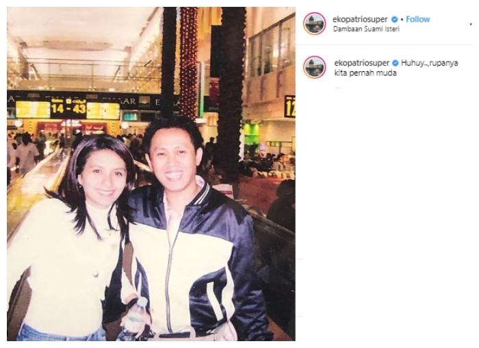 Eko Patrio dan Viona Rosalina. (Instagram/@ekopatriosuper)