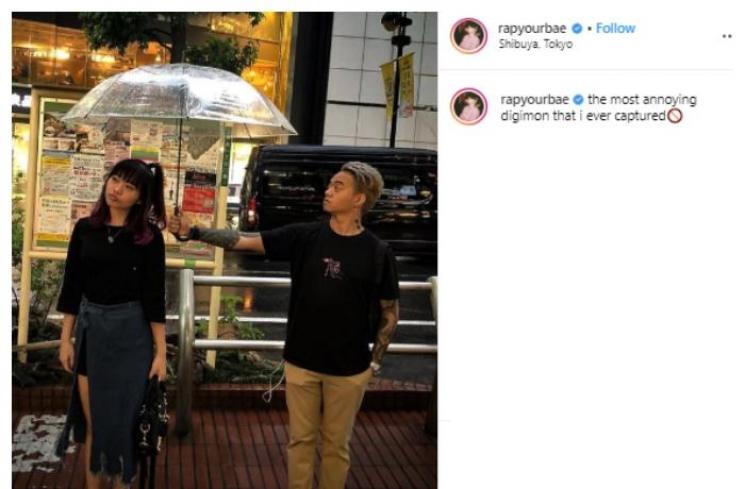 Reza Arap dan Wendy Walters. (Instagram/@rapyourbae)