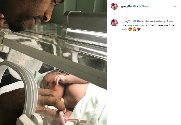 Buah Hati Greg Nwokolo dan Kimmy Jayanti (Instagram/@greg11n)
