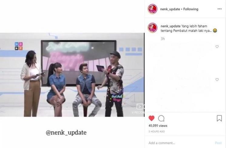 Lucinta Luna dan Abash (Instagram @nenk_update)
