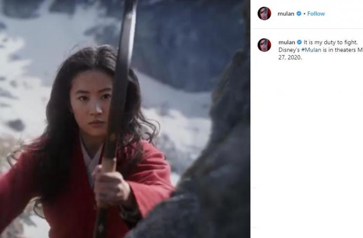 Trailer film Mulan Live Action (Instagram/@mulan)