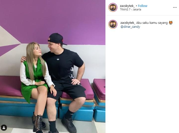 Dinar Candy dan Zac Skytek (Instagram/@zacskytek_)