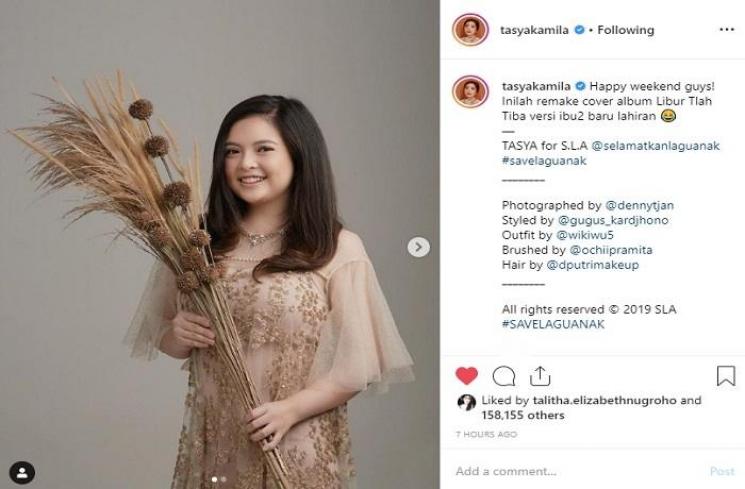 Tasya Kamila sekarang (Instagram @tasyakamila)