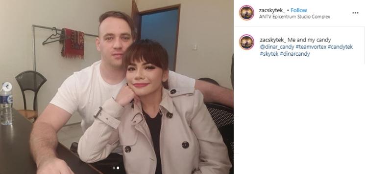 Dinar Candy dan Zac Skytek (Instagram/@zacskytek_)