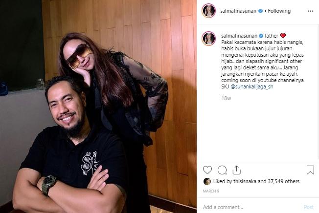 Sunan Kalijaga dan Salmafina. (Instagram/@salmafinasunan)