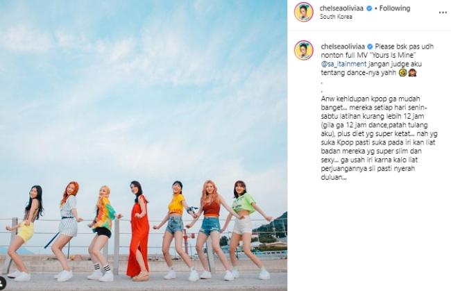 Chelsea Olivia dan Wish Girls. (Instagram/@chelseaoliviaa)