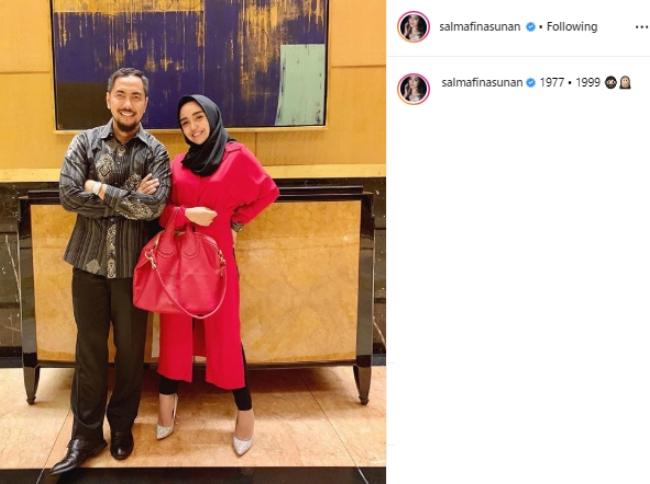 Sunan Kalijaga dan Salmafina. (Instagram/@salmafinasunan)