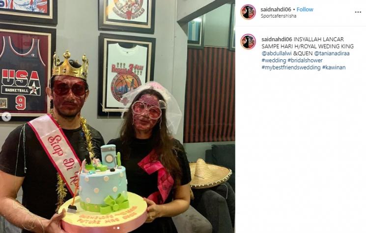 Bridal Shower Tania Nadira dan Kekasih (Instagram/@saidnahdi06)