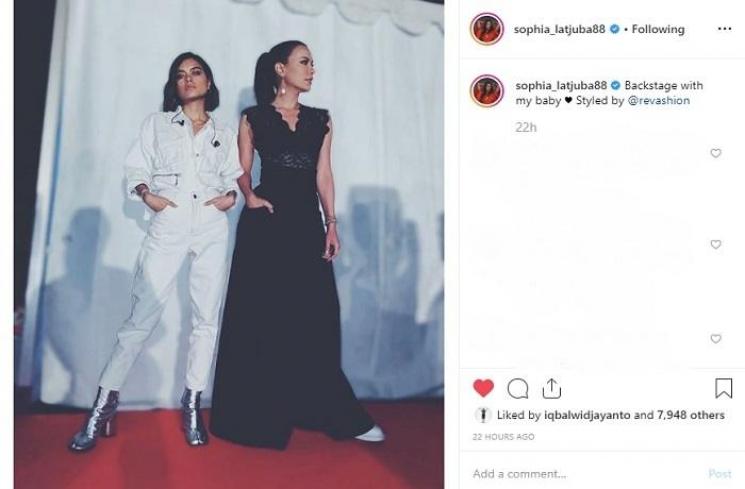 Sophia Latjuba dan Eva Celia (Instagram @sophia_latjuba88)