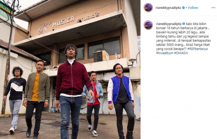 Personel D'Masiv (Instagram/@rianekkypradipta)