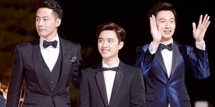 Lee Kwang Soo, D.O. EXO dan Jo In Sung (Allkpop)