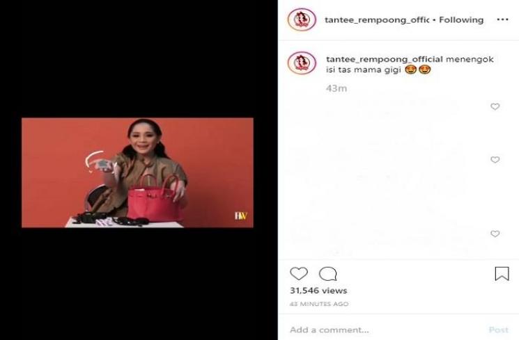 Nagita Slavina (Instagram @tantee_rempoong_official)