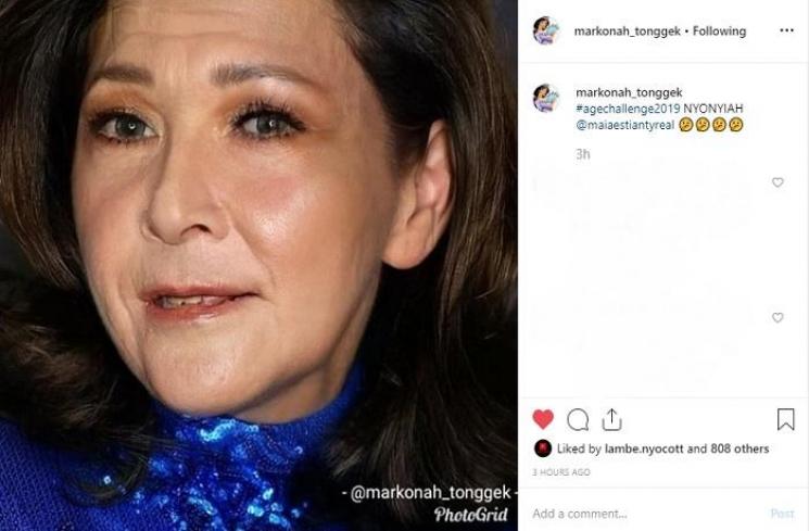 Maia Estianty (Instagram @markonah_tonggek)