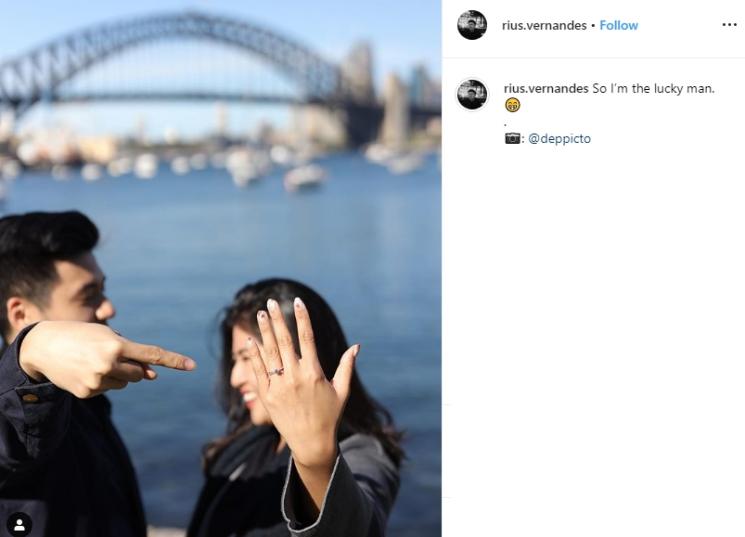 Rius Vernandes dan Elwiana Monica (Instagram/@rius.vernandes)