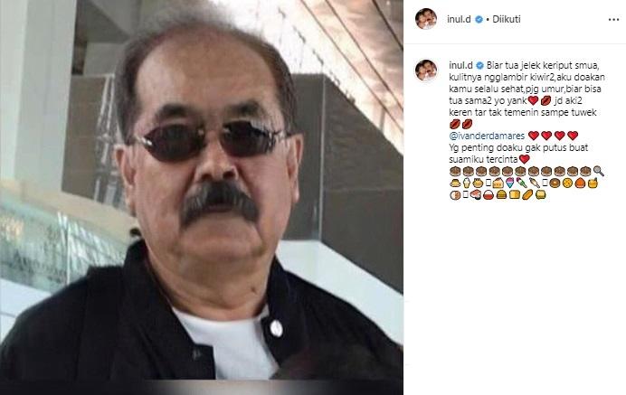 Inul Daratista ucapkan ulang tahun ke suaminya. (Instagram/@inul.d)
